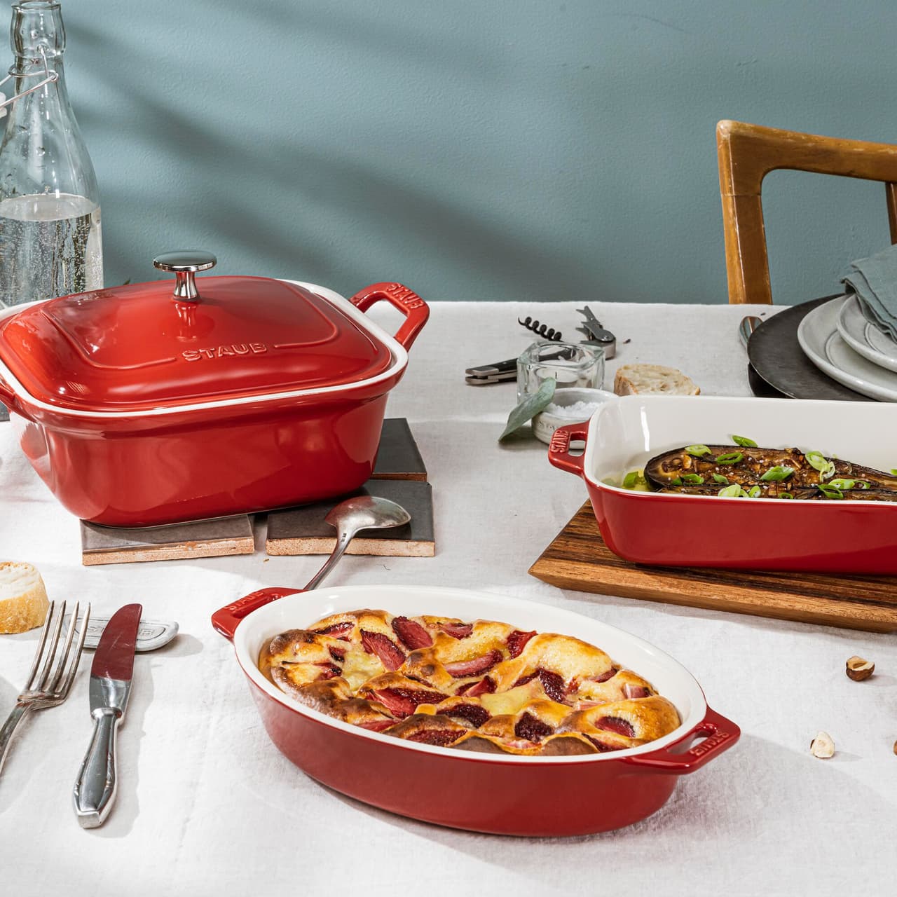 STAUB | CERAMIQUE - Auflaufform - 170mm - Keramik - Kirsch-Rot