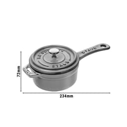 STAUB | SPECIALITIES - Stieltopf - Ø 100mm - Gusseisen - Graphit-Grau