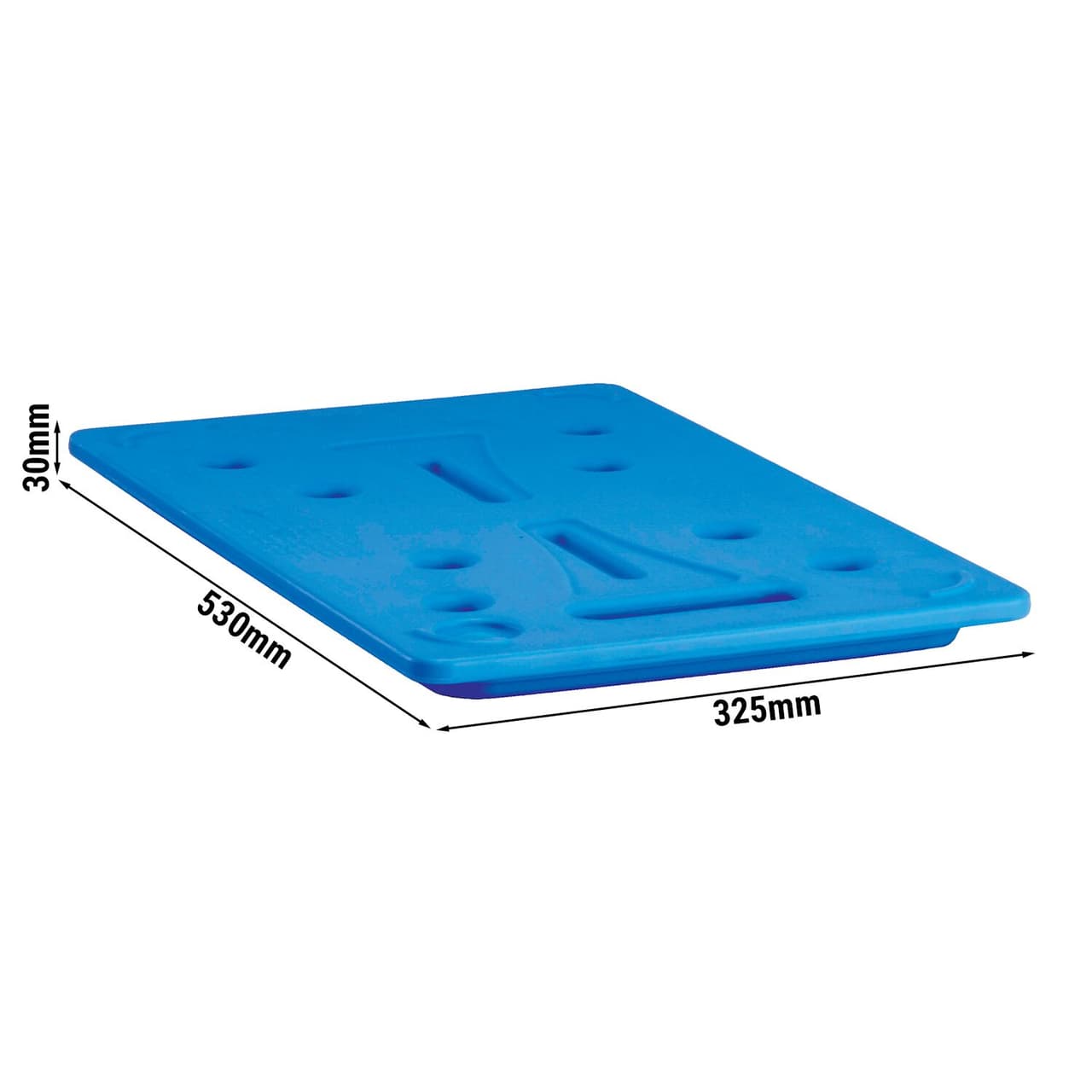 CAMBRO | CAMCHILLER - Kühlplatte - passend für alle CAM GOBOXEN® GN 1/1 - Blau