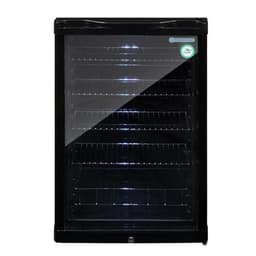 GASTRO-COOL | Barkühlschrank - 540mm - 130 Liter - mit 1 Glasflügeltür - Schwarz