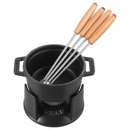 STAUB | SPECIALITIES - Mini Fondue Set - Ø 100mm - Schwarz