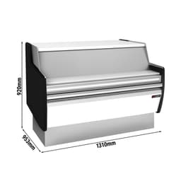 Kassentisch - 1310mm - Frontblende Weiß