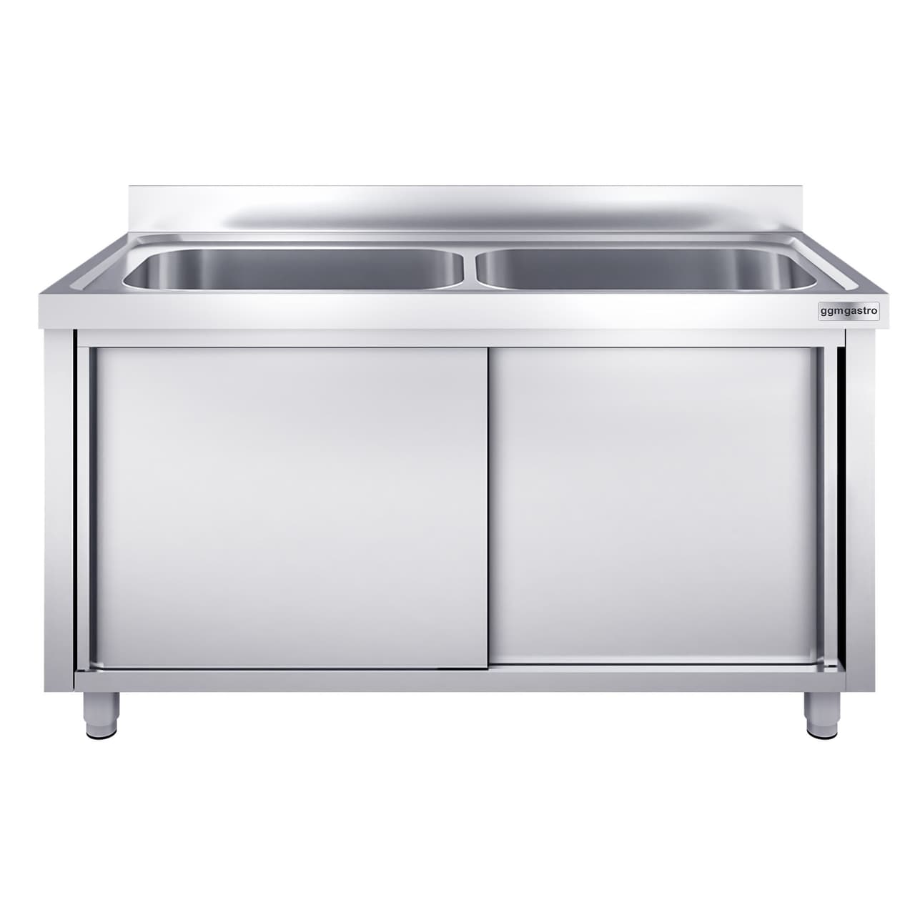 Topfspülschrank - 1600x600mm - mit 2 Becken