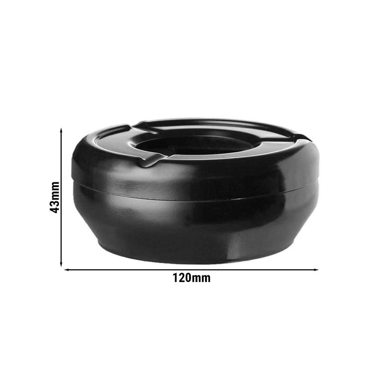 (6 Stück) Windaschenbecher - CASUAL - Ø 120mm