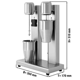 Spindelmixer ECO - mit 2 Rührwerken - 2x950ml - 2x80Watt