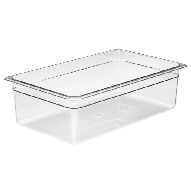 (6 Stück) CAMBRO | CAMWEAR® -  Polycarbonat GN 1/1 Behälter - Clear - Tiefe: 150mm