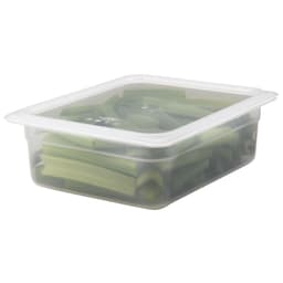 (6 Stück) CAMBRO | CAMWEAR® -  Polypropylen GN 1/2 Behälter - milchig - Tiefe: 100mm