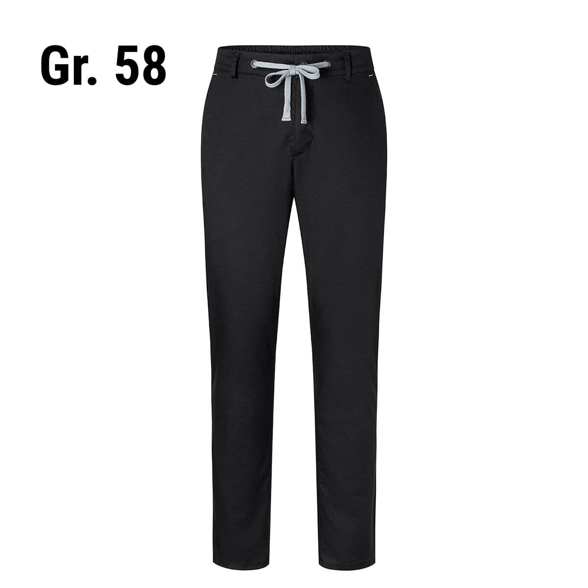 KARLOWSKY | Herren Chinohose Modern-Stretch - Schwarz - Größe: 58