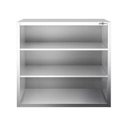 Edelstahl Wandhängeschrank PREMIUM - 800x400mm - ohne Flügeltür - 1000mm hoch