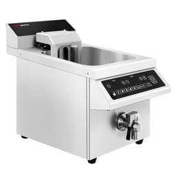 Induktions-Fritteuse - 8 Liter - 3,5 kW - mit automatischer Korbanhebung