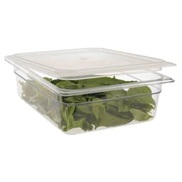 (6 Stück) CAMBRO | CAMWEAR® -  Polycarbonat GN 1/2 Behälter - Clear - Tiefe: 100mm