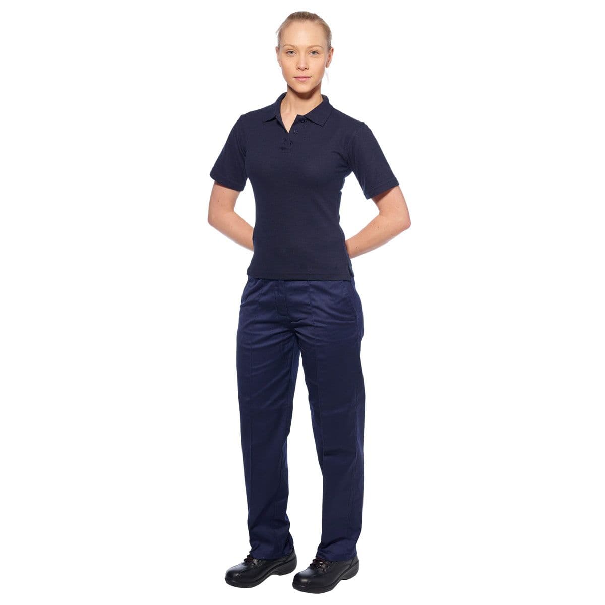 Damen Poloshirt - Marine - Größe: M