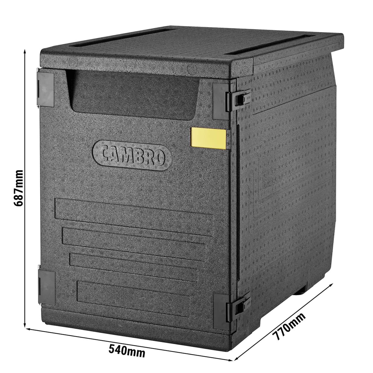 CAMBRO | CAM GOBOX® - Frontloader - EN 60x40 - ohne Auflageschienen - Schwarz