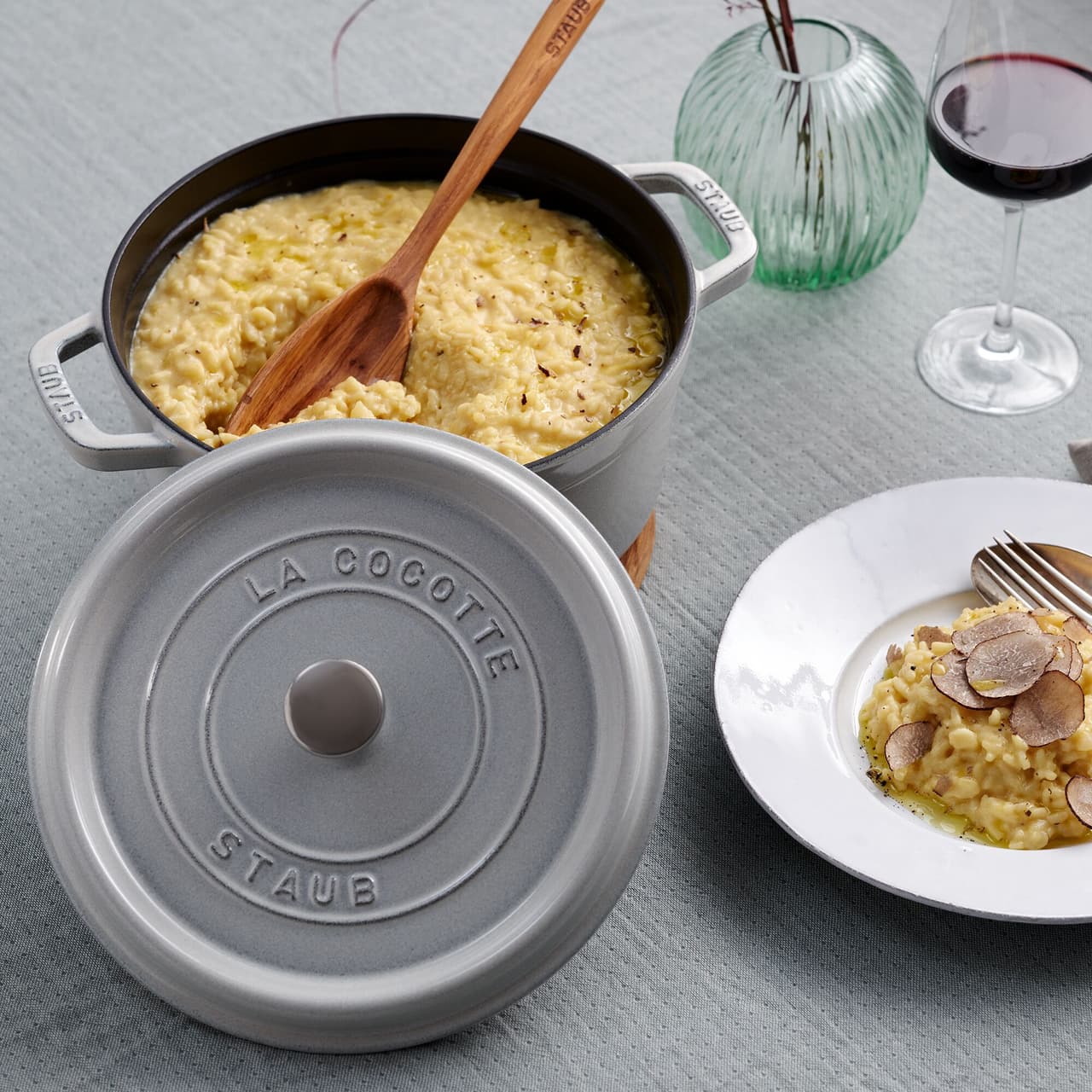 STAUB | LA COCOTTE - Cocotte - Ø 200mm - Gusseisen - Weisser Trüffel