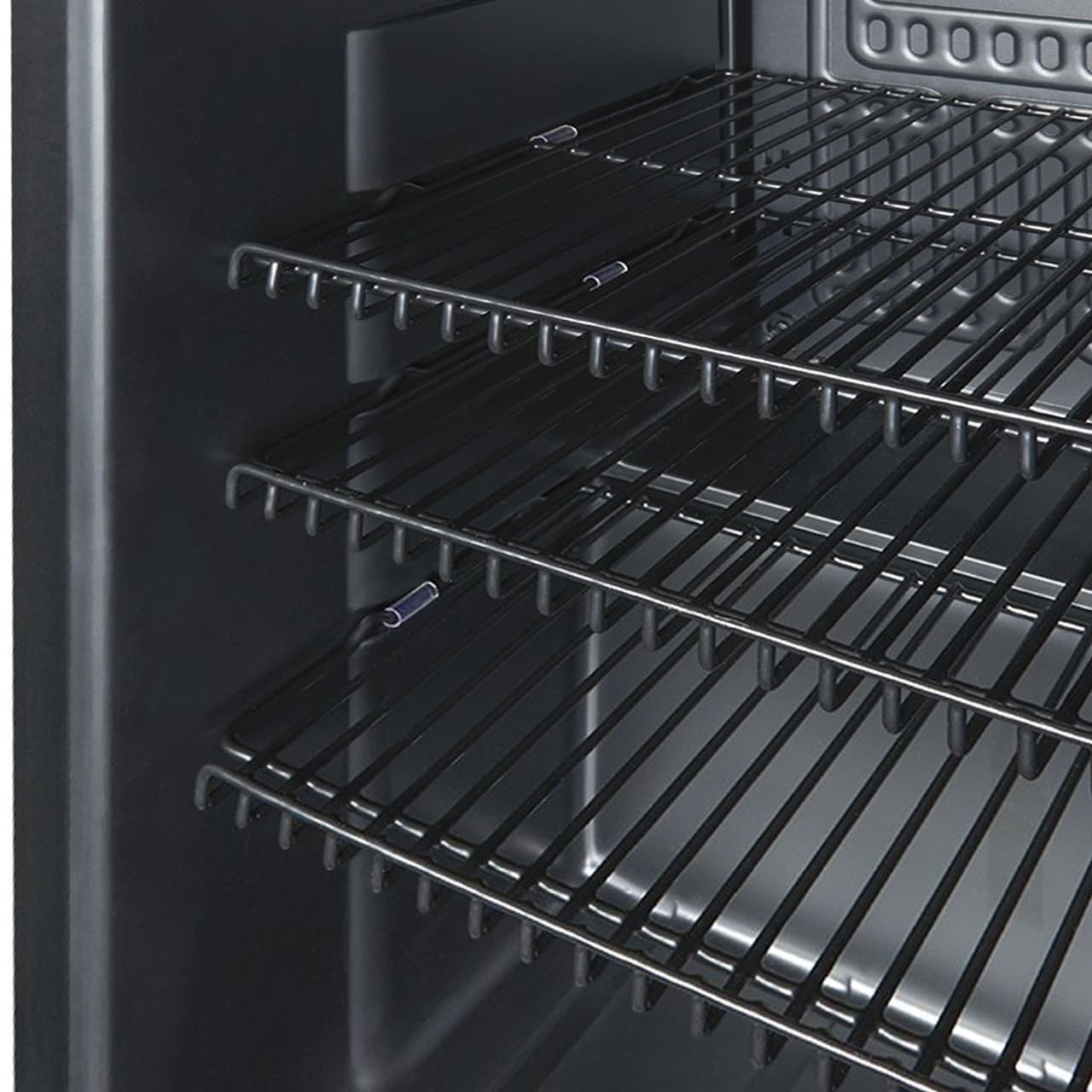 GASTRO-COOL | Minibar-Kühlschrank - 430mm - 62 Liter - mit 1 Glastür - Schwarz