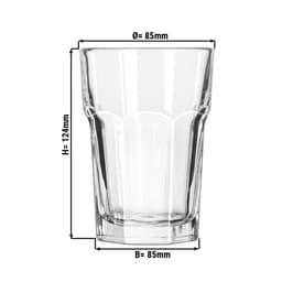 (12 Stück) Longdrinkglas - GIBRALTAR - 355 ml - Transparent