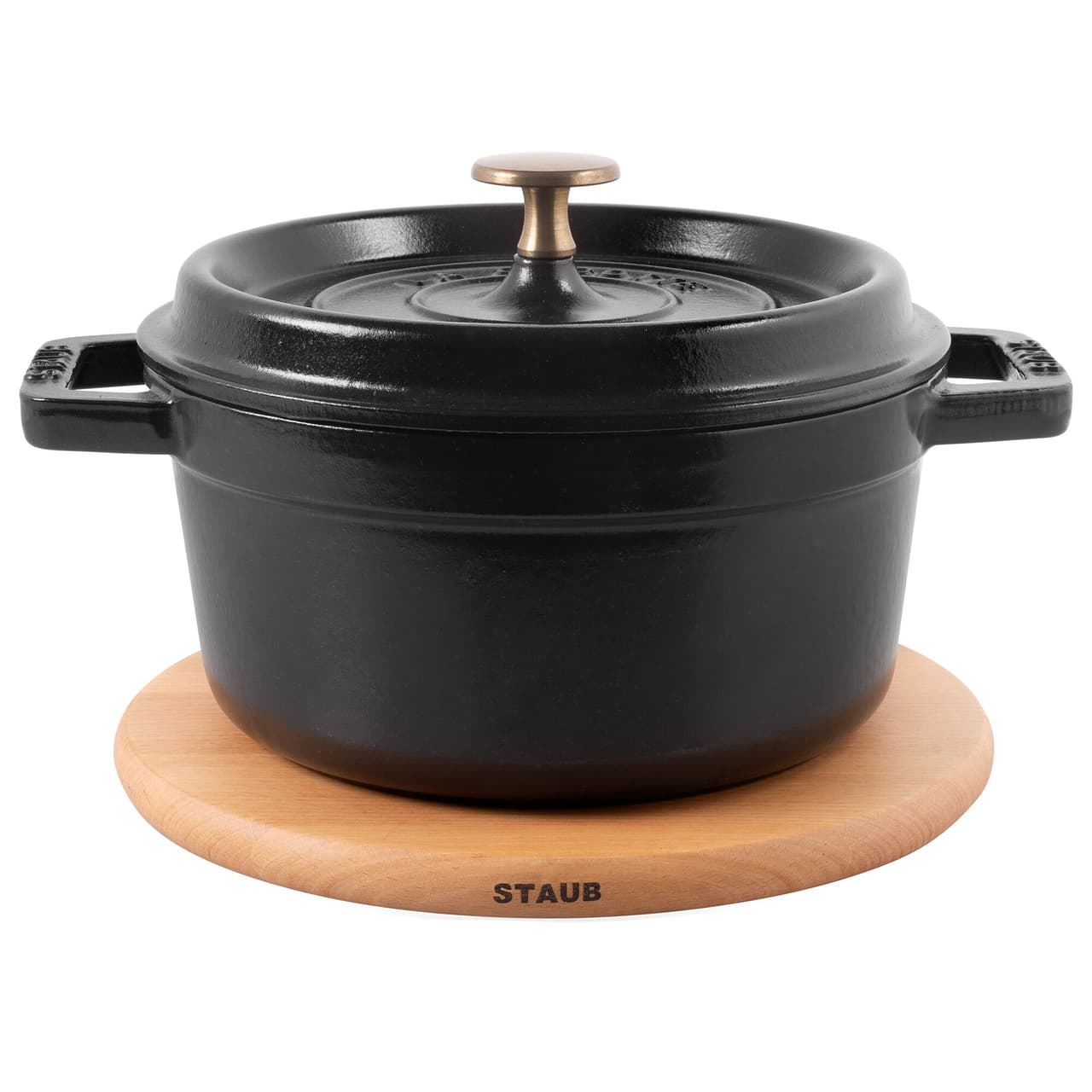 STAUB | SPECIALITIES - Untersetzer magnetisch - Ø 160mm - Braun - Buche