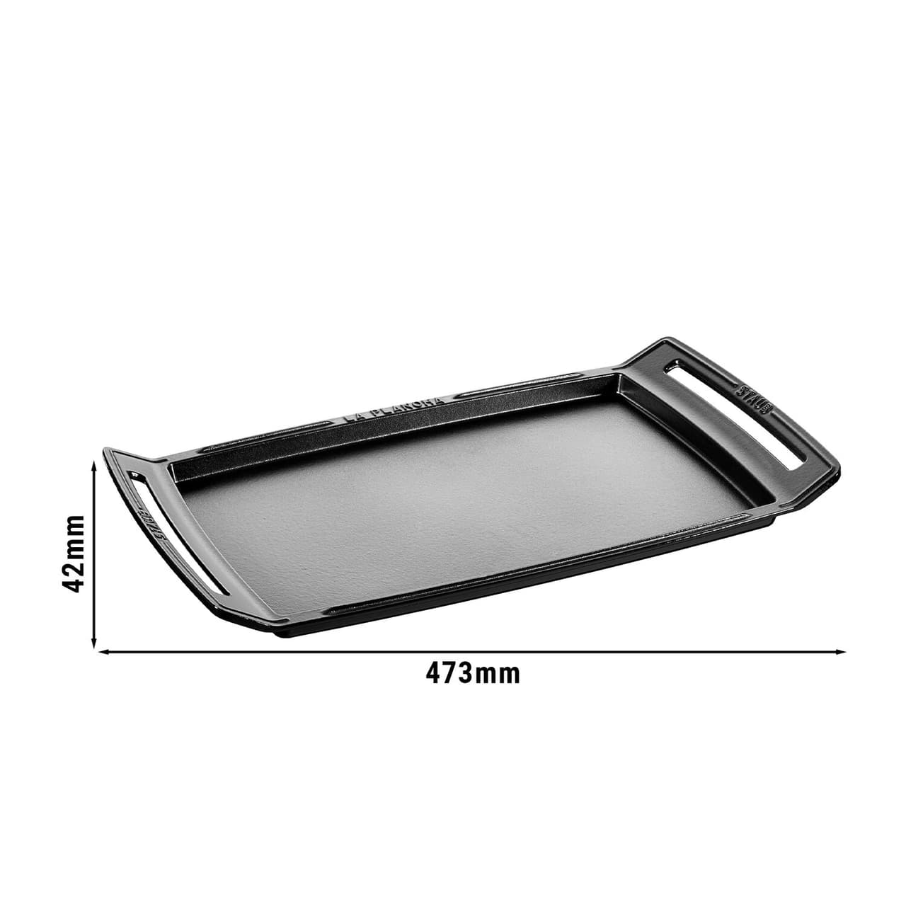 STAUB | PANS - Plancha - 380x220mm - Gusseisen - Schwarz