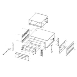 Elektro Pizzaofen - 4x 35cm - Manuell