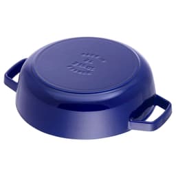 STAUB | BRAISERS - Bräter mit Chistera Drop-Structure - 280mm - Gusseisen - Dunkelblau