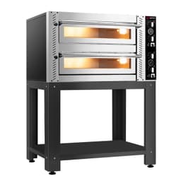 Elektro Pizzaofen - 4+4x 30cm - Manuell - inkl. Untergestell