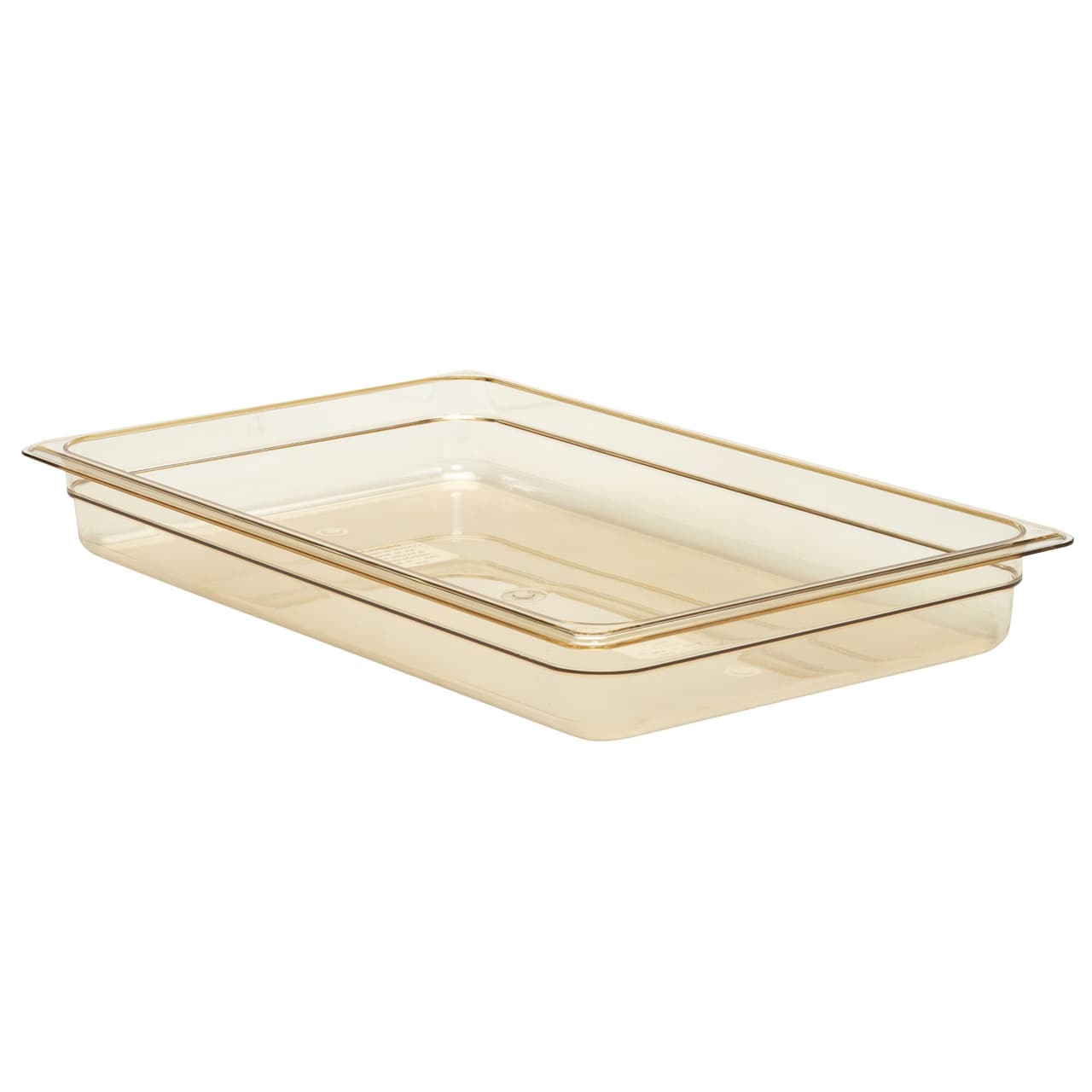 (6 Stück) CAMBRO | H-PAN™ -  Hitzebeständige GN 1/1 Behälter - Bernstein - Tiefe: 65mm