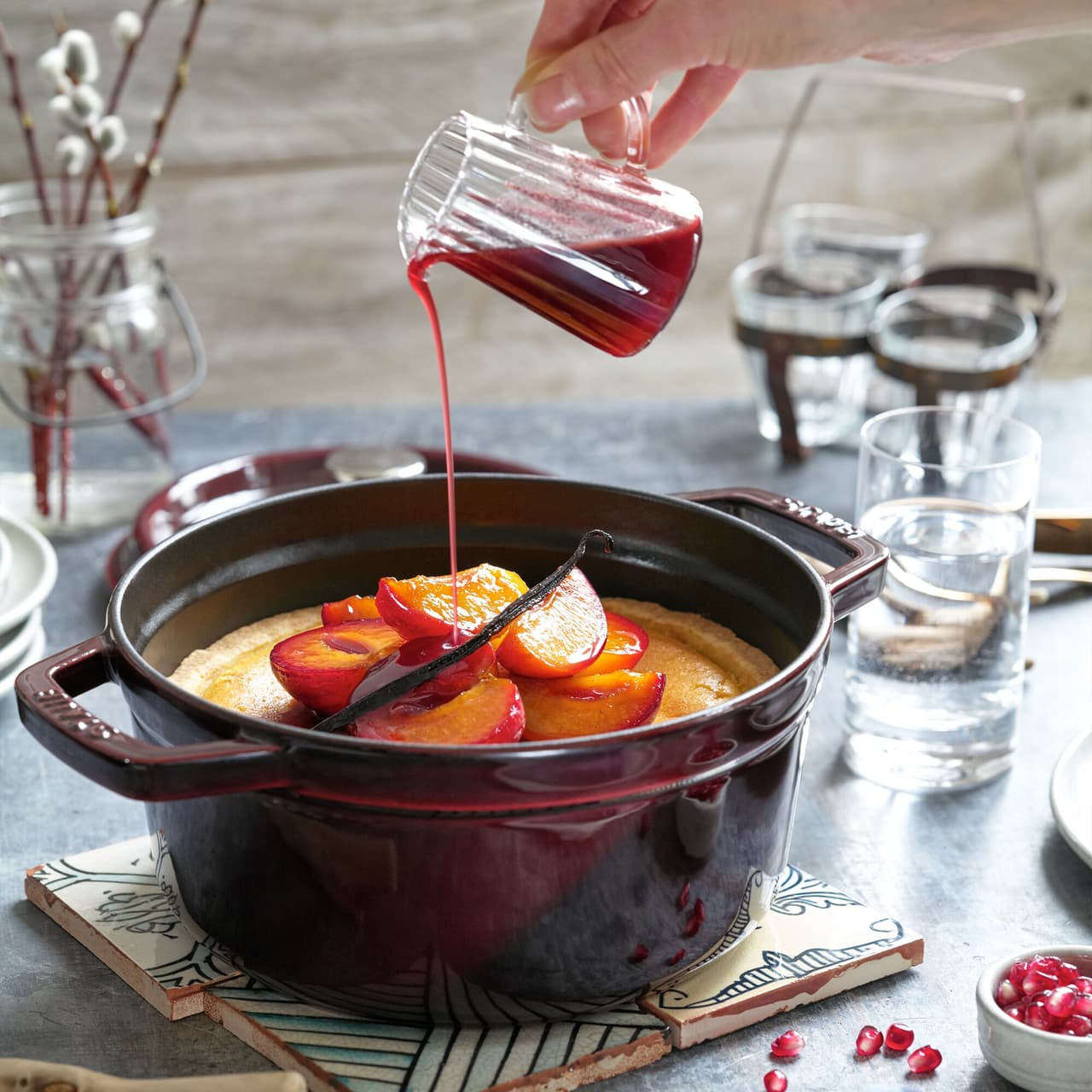 STAUB | LA COCOTTE - Cocotte - Ø 240mm - Gusseisen - Grenadine-Rot