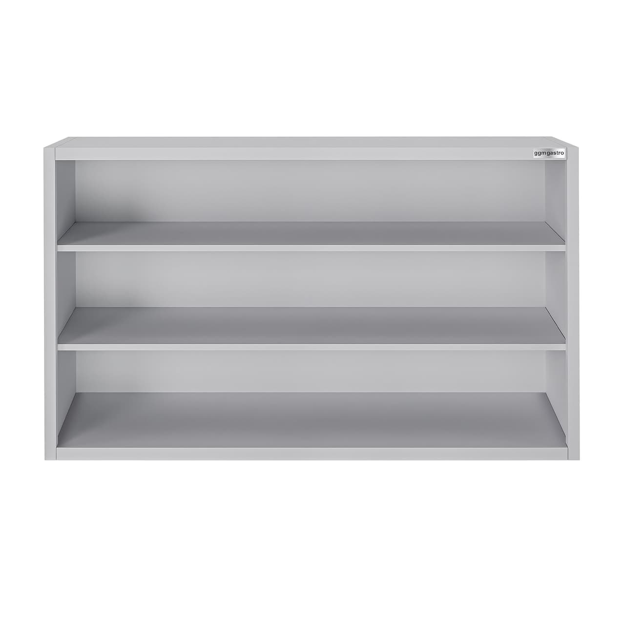 Edelstahl Wandhängeschrank ECO - 1800x400mm - ohne Schiebetür 1000mm hoch