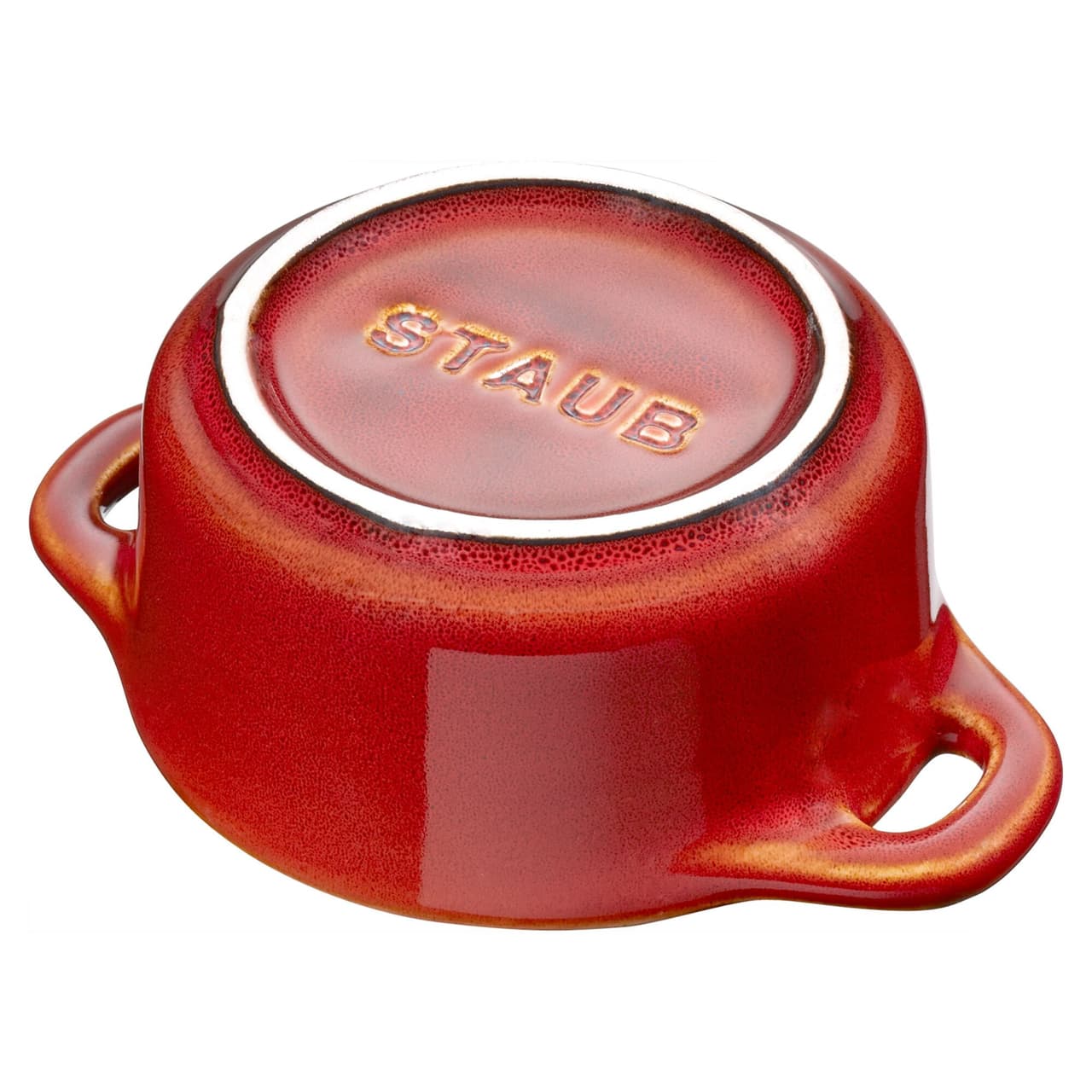 STAUB | CERAMIQUE - Mini Cocotte - Ø 100mm - rund - Keramik - Antik-Kupfer