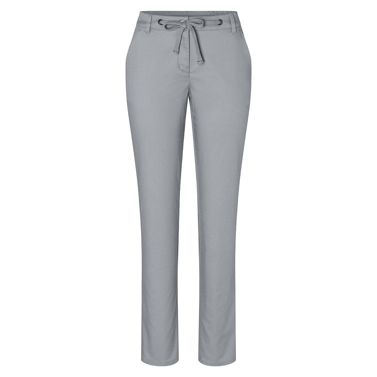 KARLOWSKY | Damen Chinohose Modern-Stretch - Stahlgrau - Größe: 36