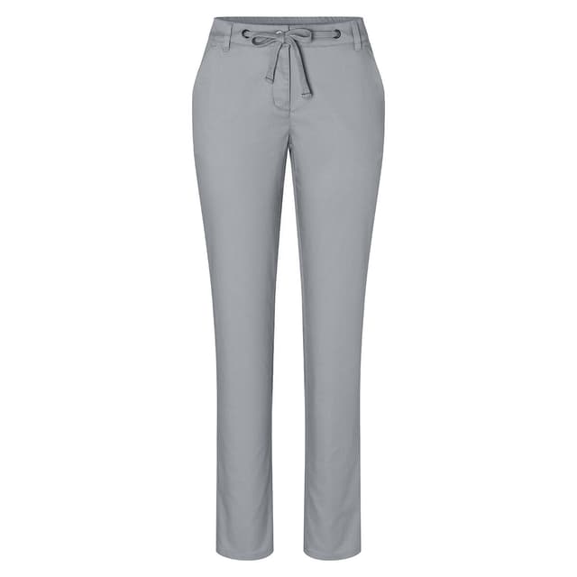 KARLOWSKY | Damen Chinohose Modern-Stretch - Stahlgrau - Größe: 34