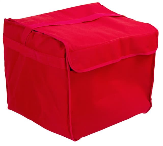 Pizzabag / Isoliertasche - für 8 Pizzakartons 37x37cm - Rot