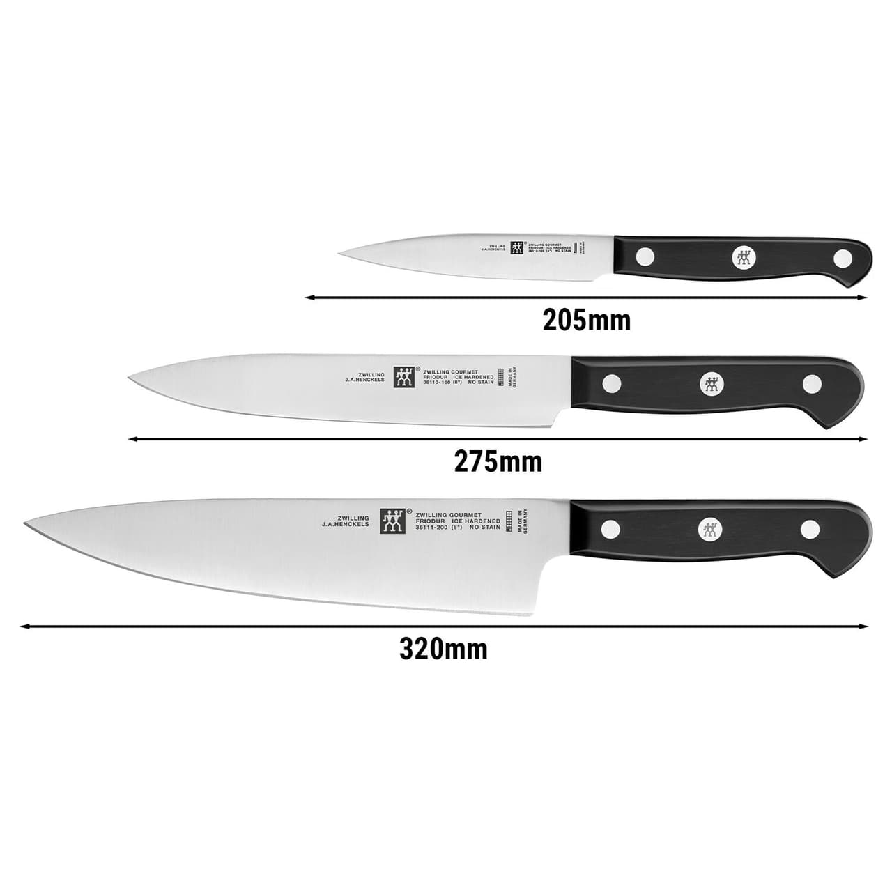 ZWILLING | GOURMET - Messerset - 3-tlg