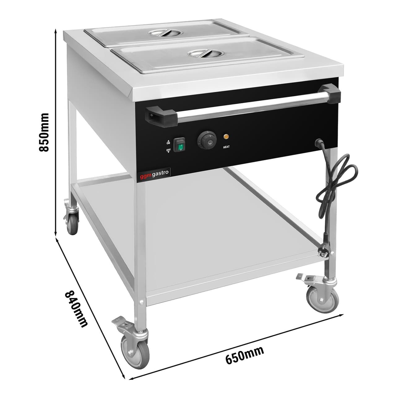 Bain-Marie Thermowagen - 2x GN 1/1