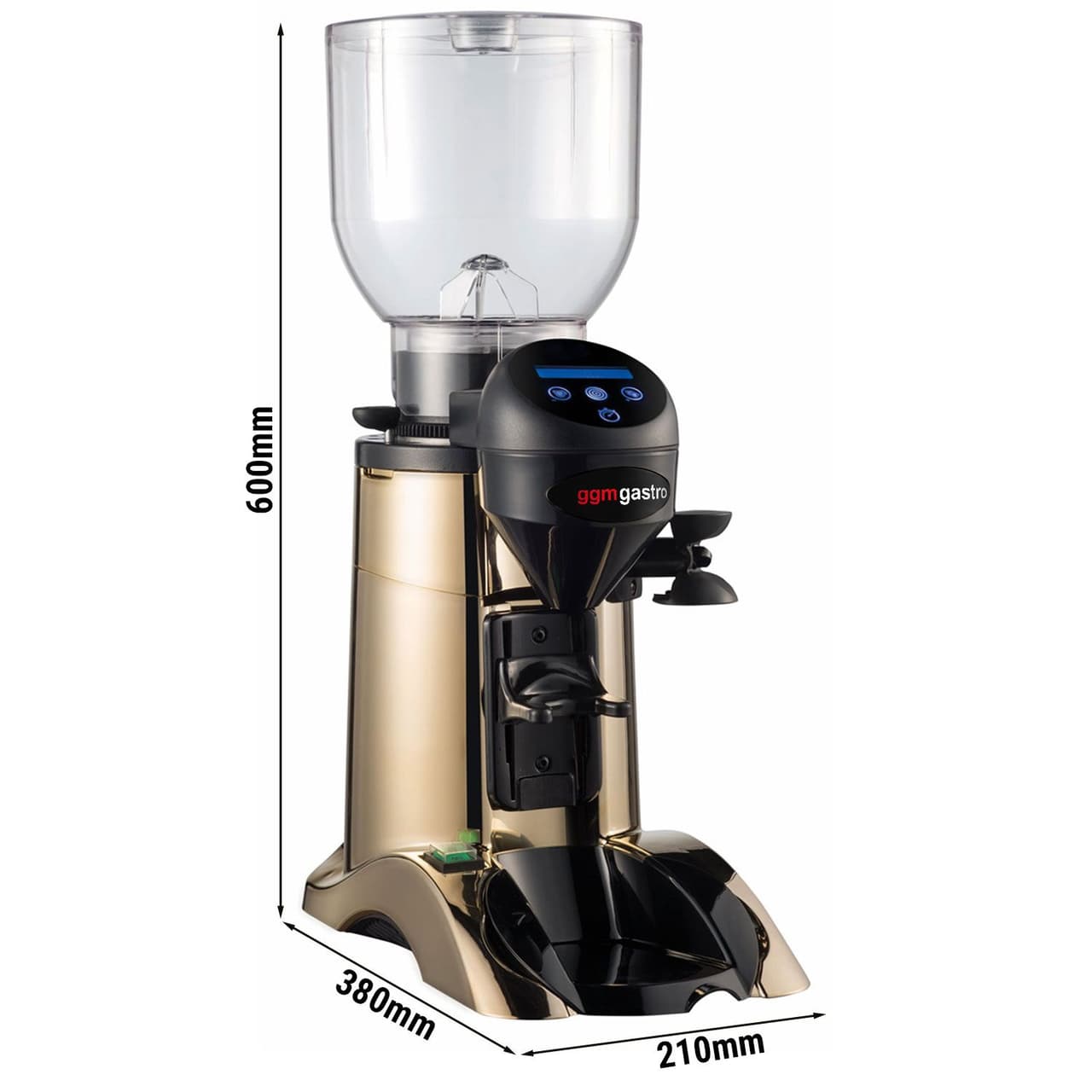 Kaffeemühle - Gold - 2kg - 356 Watt - 77dB