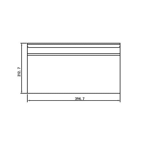 Schubladenblock mit 3 Schubladen PREMIUM - Unterbaumodul 400x560mm