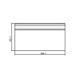 Schubladenblock mit 3 Schubladen PREMIUM - Unterbaumodul 400x560mm