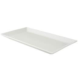 (6 Stück) WHITE DELIGHT - Platte - 330x185mm- Weiß