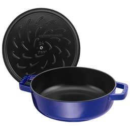 STAUB | BRAISERS - Bräter mit Chistera Drop-Structure - 280mm - Gusseisen - Dunkelblau