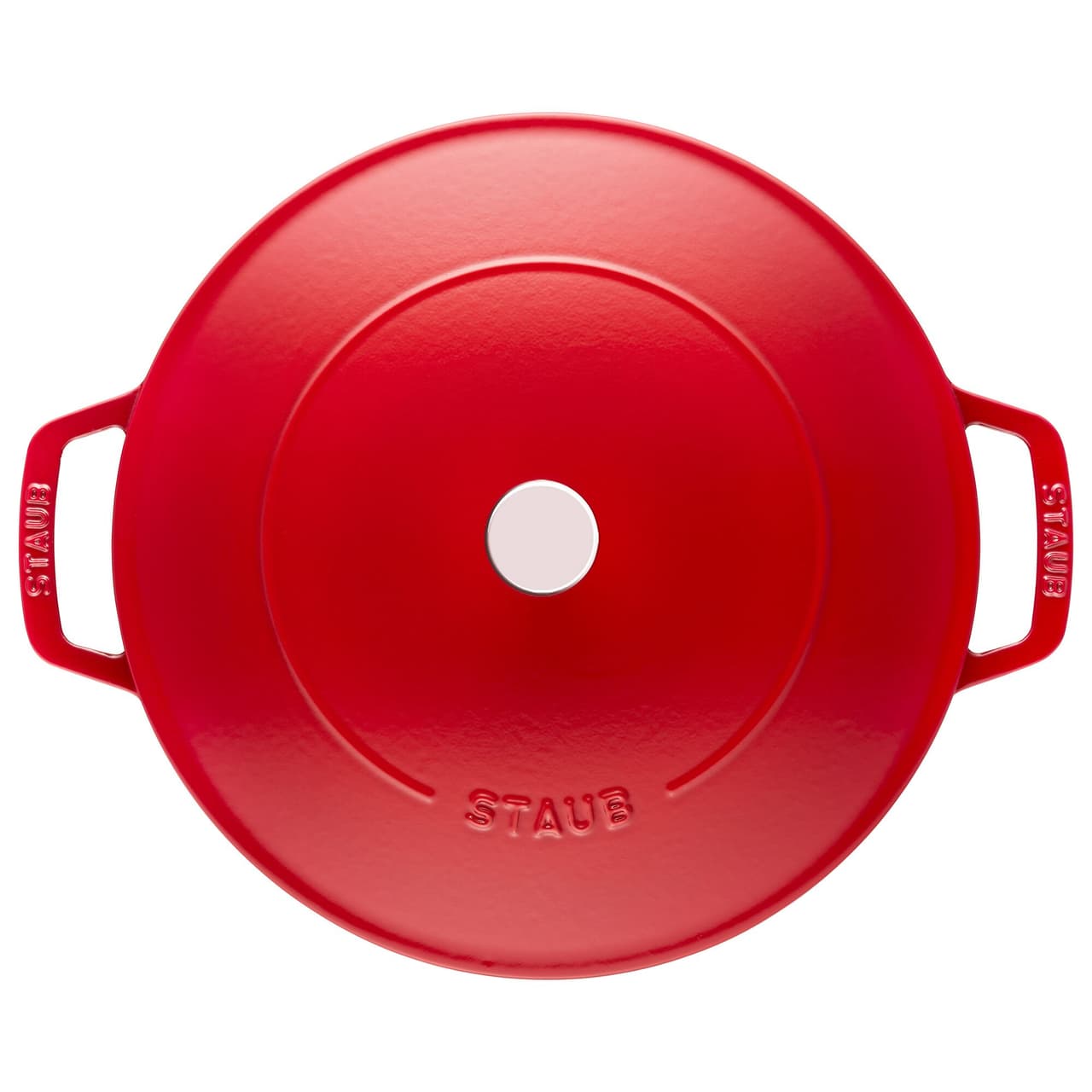 STAUB | BRAISERS - Bräter mit Chistera Drop-Structure - 280mm - Gusseisen - Kirsch-Rot