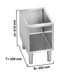 Offener Unterbau - 400mm - mit abgerundeten Kanten