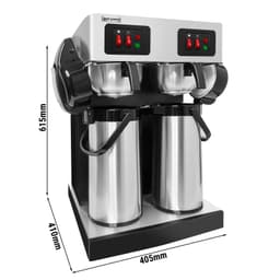 Filterkaffeemaschine - 2x 2,2 Liter - 3,8 kW - inkl. 2x Pumpthermoskannen