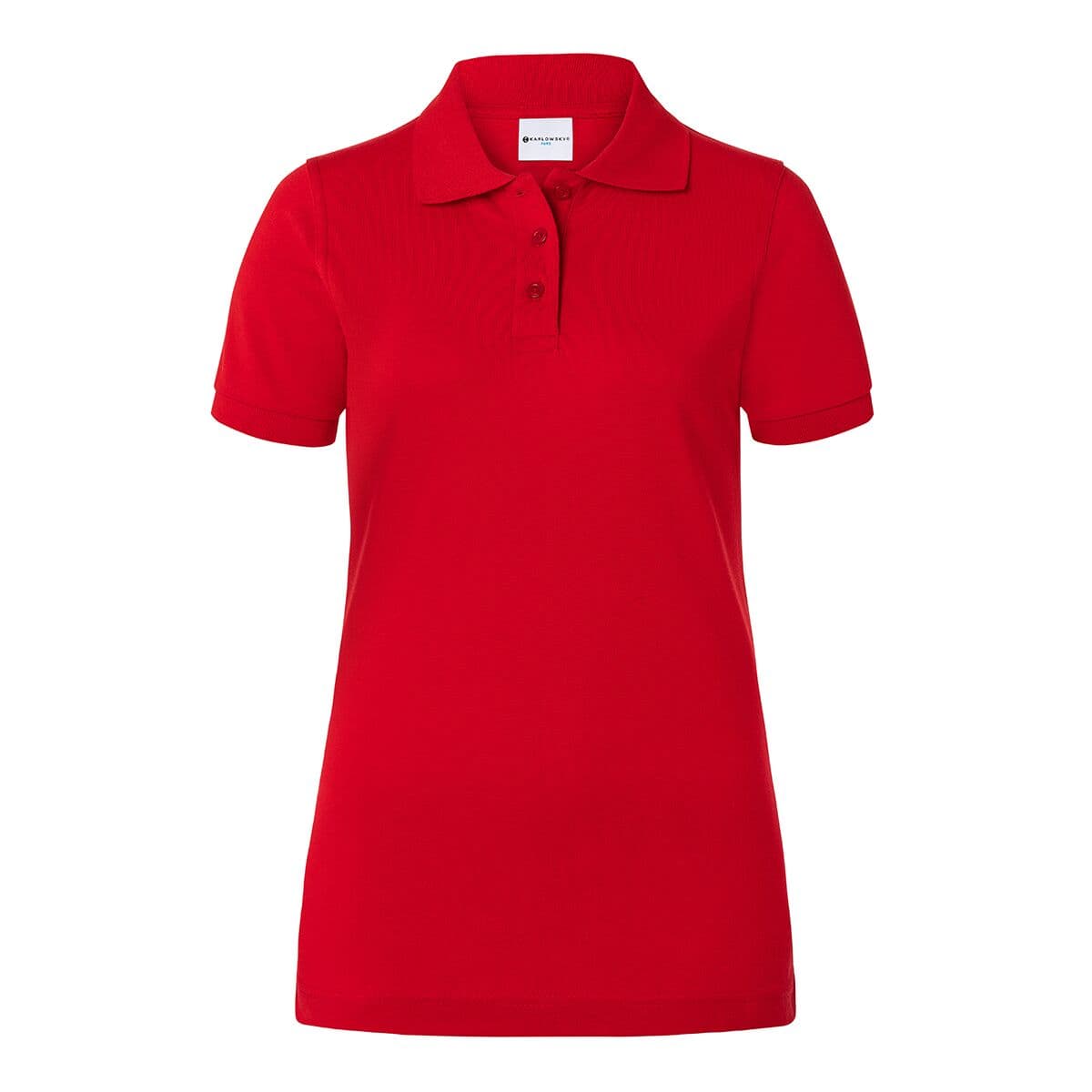 (6 Stück) KARLOWSKY | Damen Workwear Poloshirt Basic - Rot - Größe: XL