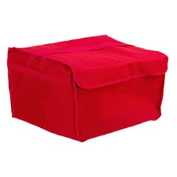 Pizzabag / Isoliertasche - für 8 Familienpizzen - 60x40cm - Rot