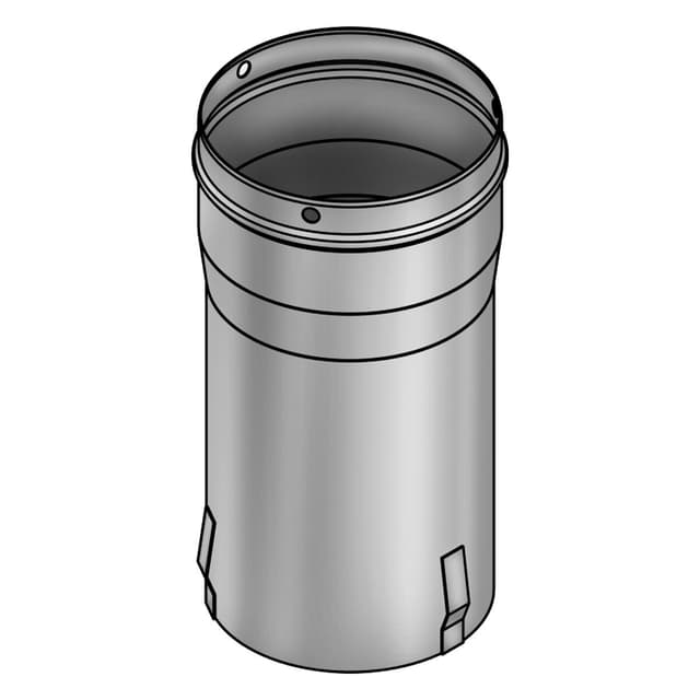 Einschubstutzen/ Adapter für Kaminaufsatz - Ø 150 mm