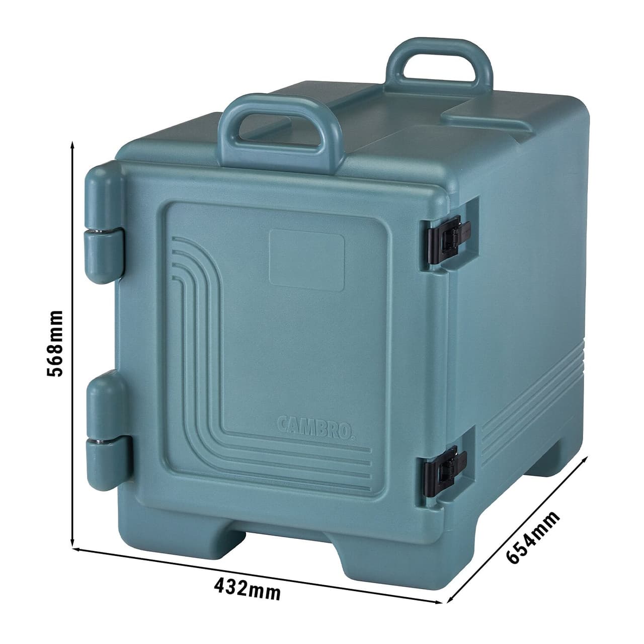 CAMBRO | ULTRA PAN CARRIER® - Thermobehälter 34 Liter - für 3x GN 1/1 Behälter - Schieferblau