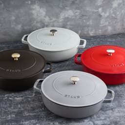 STAUB | BRAISERS - Bräter mit Chistera Drop-Structure - 240mm - Gusseisen - Schwarz