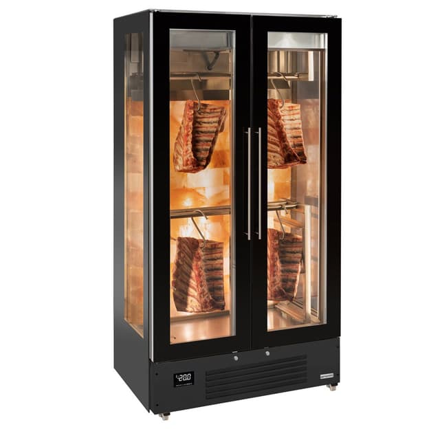 Dry Aging Fleischreifeschrank - 1000x690mm - mit 2 Glastüren