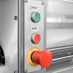 Bäckerei-Teigausrollmaschine - für Pizza- & Brotteig - 4 Zylinder - 550 Watt - bis zu 3000 Stk/h 