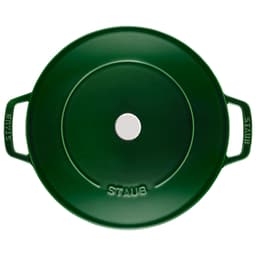 STAUB | BRAISERS - Bräter mit Chistera Drop-Structure - 240mm - Gusseisen - Basilikum-Grün